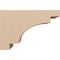 Ekena Millwork 7"W x 21"D x 14"H Classic Mediterranean Rough Cedar Woodgrain TimberThane Corbel, Primed Tan CORUR07X21X14MEDRCPR - alternate 2
